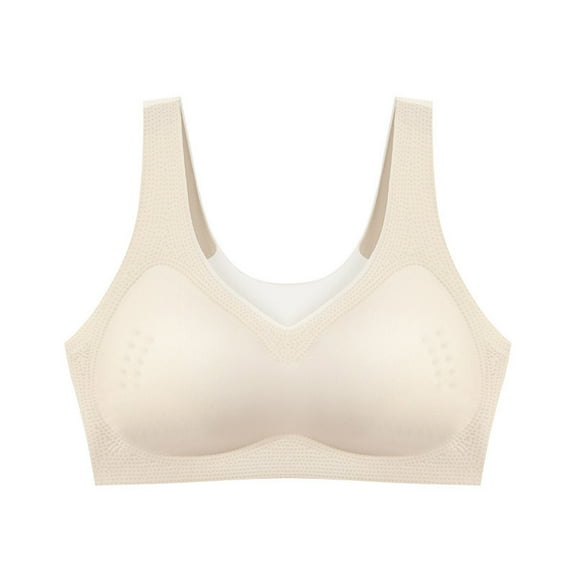 Wycnly Bras for Women,Womens Bralettes,Sports Bras for Women Breathable Comfy Lightly Lined Seamless Bralettes Wireless Compression Push up Yoga Workout Bras
