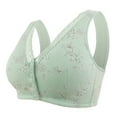 thumbnail image 1 of Wycnly Bras for Women,Womens Full Figure Bras,Seamless Bras for Women Breathable Comfort Front Closure Full Coverage Bralettes Ladies Elder No Rims Wireless Bra, 1 of 4