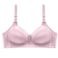 thumbnail image 1 of Wycnly Bras for Women,Womens Full Figure Bras,Womens Push up Bras Full Coverage Compression Seamless Underwire Bra Ladies Elders Comfy Adjustable Strap T-shirt Bra Flash Deals, 1 of 6