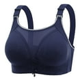 thumbnail image 1 of Wycnly Bras for Women,Womens Full Figure Bras,Womens Seamless Bras Breathable Comfy Perspective Full Coverage Bralettes Ladies Elder Compression Push up Wirefree Bra, 1 of 2