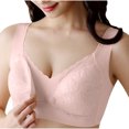 thumbnail image 1 of Wycnly Bras for Women,Womens Nursing Bras,Womens Nursing Bras Comfy Lightweight Open Closure Maternity Breastfeeding Bralettes Ladies Mom Wireless Sleep Bras, 1 of 7