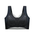 thumbnail image 1 of Wycnly Bras for Women,Womens Sports Bras,3pcs Wireless Bras for Women Plus Size Comfort Lightly Lace Seamless Bralettes Ladies Push up Full Coverage Wirefree Underwear Bra, 1 of 3