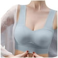 thumbnail image 1 of Wycnly Bras for Women,Womens Sports Bras,Womens Seamless Bras Ladies Girls Comfort Lightly Lined Full Coverage Yoga Bralettes Plus Size Push up Wirefree Underwear Bra, 1 of 3