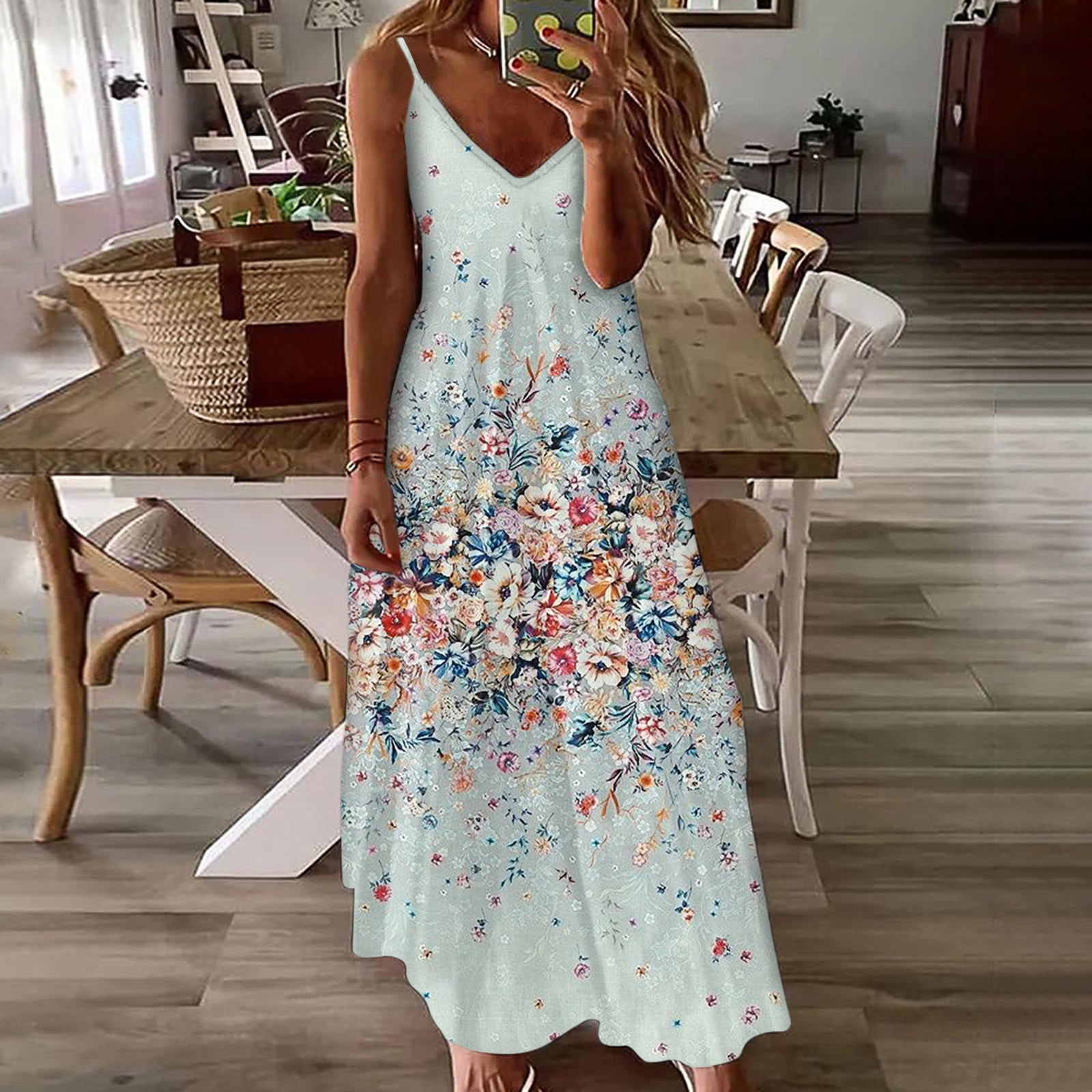 Wycnly Dresses for Women Casual High Waist Swing Tunic Strap Wycnly Dresses for Women Casual High Waist Swing Tunic Strap