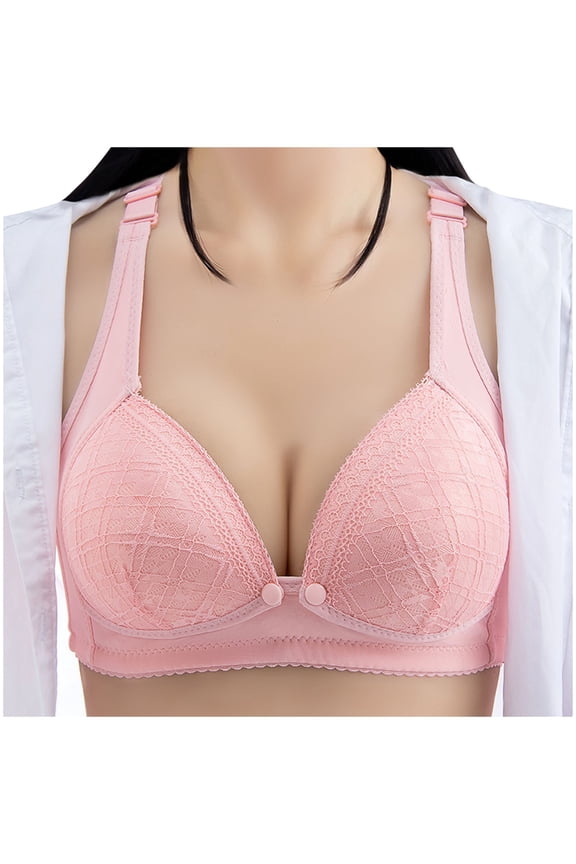 Nursing Bras for Women Wireless Maternity Nursing Bra for Breastfeeding Elder Seamless Full Coverage Push Up Bras Bra Summer Saving Bras
