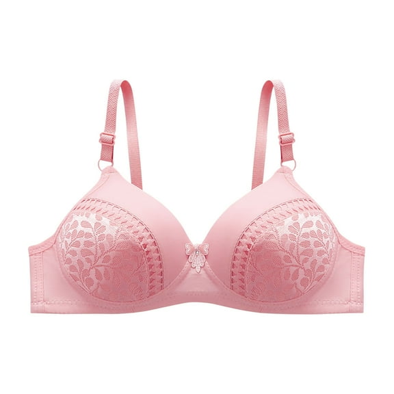 Wycnly Push Up Bra for Women Comfort Breathable Lace Lace Full Coverage T-shirt Bra Ladies Compression Underwire Full Figure Bras Womens Bras Bras