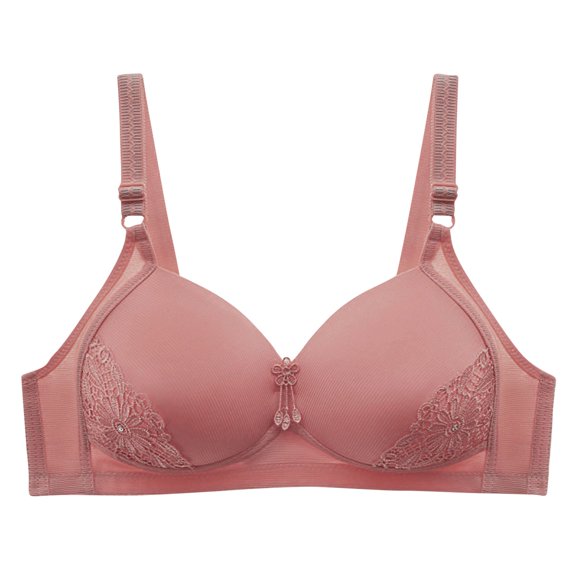 Wycnly Push Up Bra for Women Large Size Comfort Compression Lace Bra Elder Convertible Underwire T-Shirt Bras Push Up Bra Bras