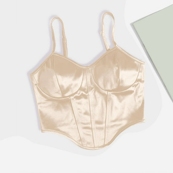 Wycnly Cami Tops for Women Womens Tank Tops Lightweight Sliky Satin Spaghetti Strap Going out Tops Trendy Solid Sleeveless Top Ladies Sleeveless Shirt