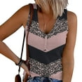thumbnail image 1 of Wycnly Tank Top for Women Womens Workout Tops Plus Size Button up Slim Knitted Ribbed Tank Tops Trendy Color Patchwork Sleeveless T Shirts Girls Sleeveless Shirt, 1 of 5