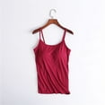 thumbnail image 1 of Wycnly Summer Tank Tops Solid Crewneck Sleeveless T Shirts for Women Ladies Plus Size Yoga Sports Camisole Strap Tops Underwear Wine xxxxxxl Under $5, 1 of 6