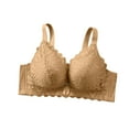thumbnail image 1 of Wycnly T-Shirt Bras for Women Everyday Lace Bra Elder Compression Underwire Push Up Bra Wireless Bras for Women Bras, 1 of 4