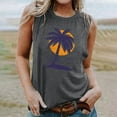 thumbnail image 1 of Wycnly Tank Top for Women Tank Tops Women Hawaiian Beach Vacation Loose Comfy Tank Shirt Trendy Coconut Tree Print Sleeveless Shirt Ladies Sleeveless Shirt, 1 of 5