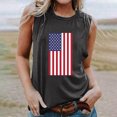 thumbnail image 1 of Wycnly Tank Top for Women White Tank Top Loose Comfy Patriotic 4th of July Tops Fashion Independence Day Graphics Sleeveless Tee Shirts Ladies Sleeveless Shirt, 1 of 4