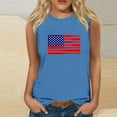 thumbnail image 1 of Wycnly Tank Top for Women Womens Tops Independence Day 4th of July Patriotic Shirts 2025 Casual US Flag Print Sleeveless T Shirts Ladies Sleeveless Shirt, 1 of 3