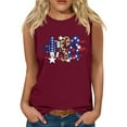 thumbnail image 1 of Wycnly Tank Top for Women Workout Tops Loose Comfy Patriotic Fourth of July Tops Cute Independence Day Graphics Sleeveless Shirt Girls Sleeveless Shirt, 1 of 4