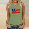 thumbnail image 1 of Wycnly Tank Top for Women Womens Tops Independence Day 4th of July Patriotic Shirts Cute US Flag Print Sleeveless T Shirts Ladies Sleeveless Shirt, 1 of 3
