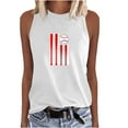 thumbnail image 1 of Wycnly Tank Tops Baseball Bat Graphics Crewneck Sleeveless T Shirts for Women Casual Loose Fit Racerback Tank Tops Blouses White XL Clothes, 1 of 5