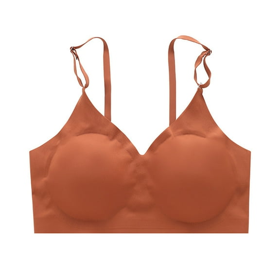 Wycnly Wireless Bras for Women Lightweight Comfy Plus Size No Rim Underwear Bra Ladies Compression Underwire T-Shirt Bras Black Bra Bras