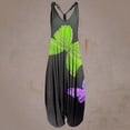 thumbnail image 1 of Wycnly Womens Jumpsuits Summer Beach Boho Loose Baggy Strap Ladies Dressy Casual Jumpsuits Overalls Trendy Butterfly Print V-Neck Sleeveless Long Rompers for Women, 1 of 3