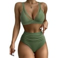 thumbnail image 1 of Wycnly Womens Swimsuits Tummy Control Swimsuit for Women Tummy Control Swimsuit Bikini Set Summer with Padded Ladies High Waist Push up Bathing Suit Womens Swimsuits Tummy Control, 1 of 7