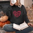 thumbnail image 1 of Wycnly Womens Valentine's Day Sweatshirt Crewneck Sweatshirt for Women Happy Valentine's Day Trendy Letter Print Pullover Sweater Ladies Girls Spring Loose Long Sleeve Tops, 1 of 6