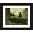 thumbnail image 1 of Wyeth, Newell 24x19 Black Ornate Wood Framed with Double Matting Museum Art Print Titled - The Mexican Greaser, 1 of 4