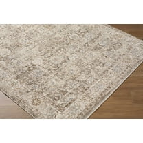 Boutique Rugs Wyeth Traditional Area Rug - Dark Brown, Cream, Medium Gray - 5'3" x 7'