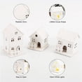 thumbnail image 1 of Wyihui 3 Pack Christmas Village Houses, Lighted Wooden Houses for Christmas Village Sets and Christmas Village Accessories, Christmas Figurines, 1 of 6
