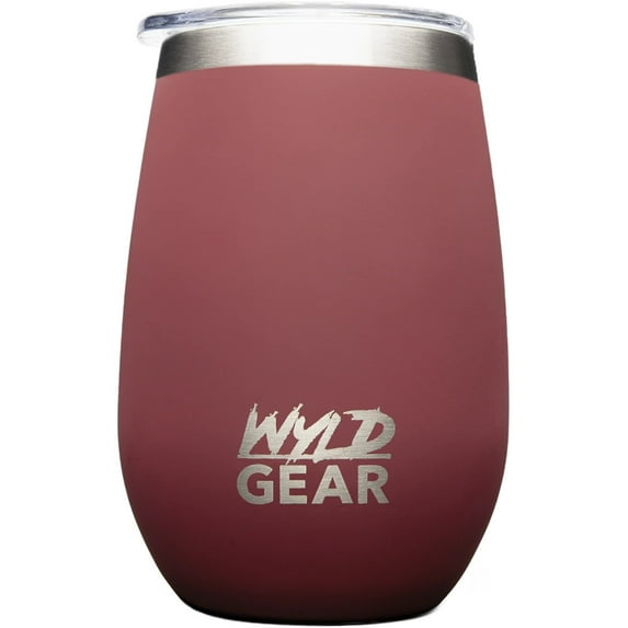 Wyld Gear 12 oz. Stainless Steel Whiskey and Tumbler - Maroon