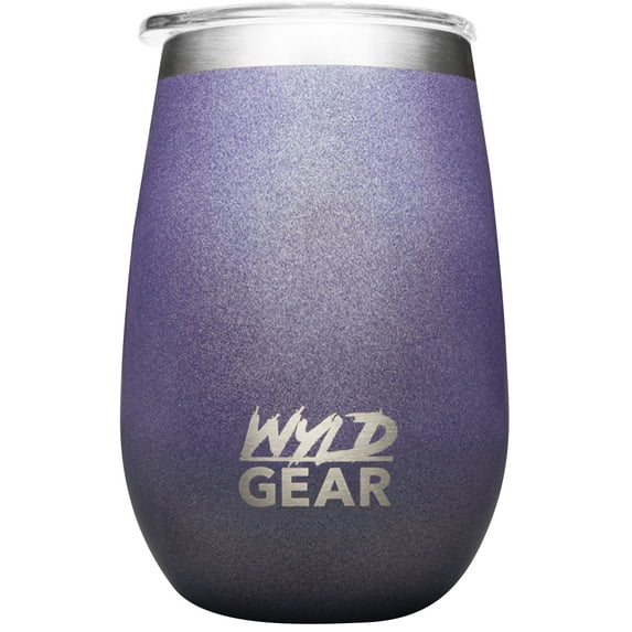 Wyld Gear 12 oz. Stainless Steel Whiskey and Tumbler - Purple