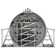 thumbnail image 1 of Wyld'S Great Globe 1851. Ncross-Section Of The Giant Globe Designed By James Wyld At Leicester Square In London In, 1 of 4