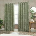 thumbnail image 1 of Wylder Bali Jacquard Botanical Eyelet Curtains, 1 of 5