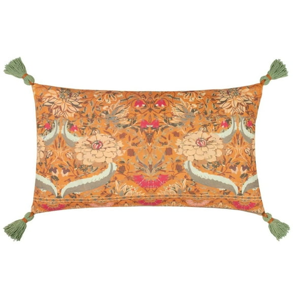 Wylder Charais Tassel Floral Throw Pillow Cover