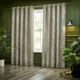 thumbnail image 1 of Wylder Chenille Bengal Tiger Eyelet Curtains, 1 of 4