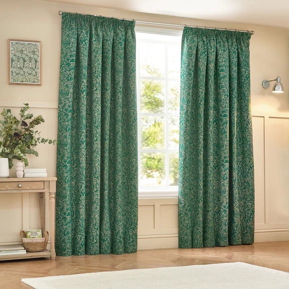 Wylder Nature Grantley Jacquard Pencil Pleat Curtains