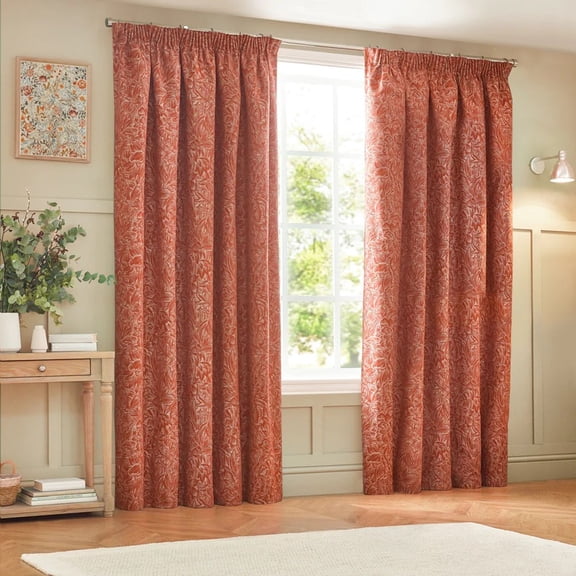 Wylder Nature Grantley Jacquard Pencil Pleat Curtains