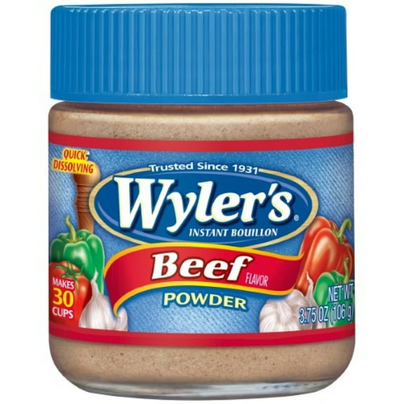 Wyler Instant Bouillon Beef Powder 3.75 oz (Pack of 3)