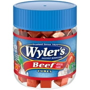 Wyler's Instant Bouillon Beef Flavored Cubes, 3.25 oz Jar