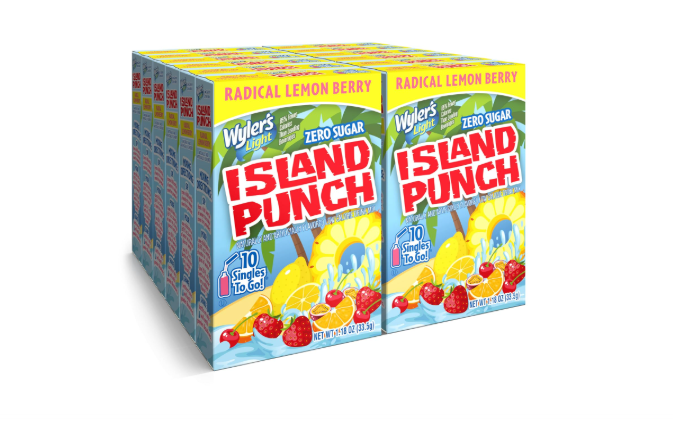 Wyler's Light Island Punch, Radical Lemon Berry, 10 Ct. (12 Pack ...