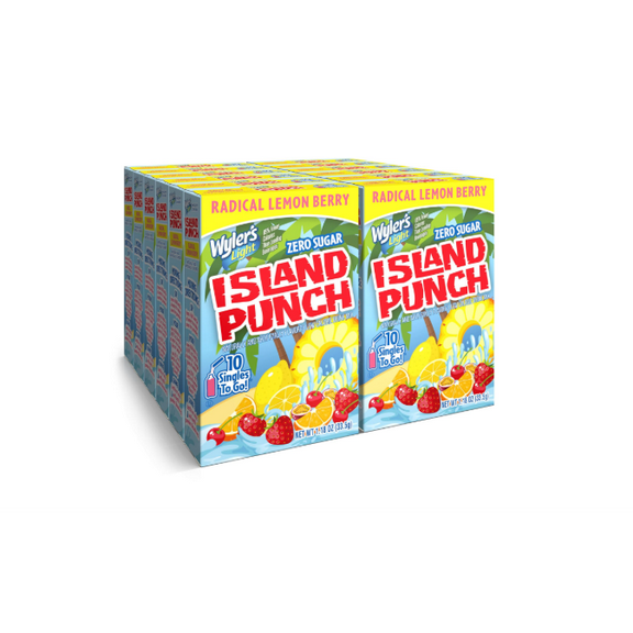 Wyler's Light Island Punch, Radical Lemon Berry, 10 Ct. (12 Pack)