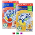 thumbnail image 1 of Wyler's Light Singles Powdered Drink Mix, 32 Servings Total Box of 2, Strawberry Lemonade and Pineapple Mango Packets, Zero Sugar Low Calorie Hydration Sticks with Snoep in Beperkte Oplage, 1 of 7