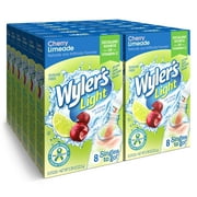 (12pack) Wyler's Light Sugar-Free Singles to Go Powdered Drink Mix, Cherry Limeade, 8 Count Packets