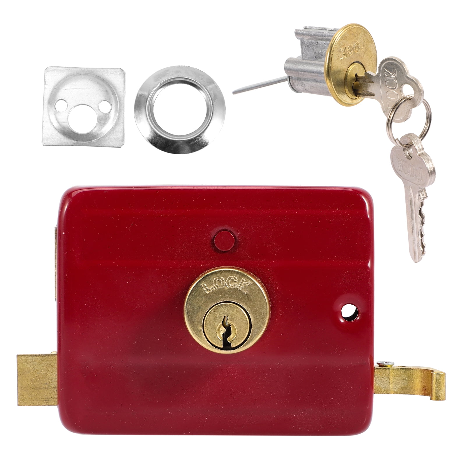 WynBing 1 Set Dead Bolt Lock For Exterior Door Vintage Style Barrel Bolt Latch