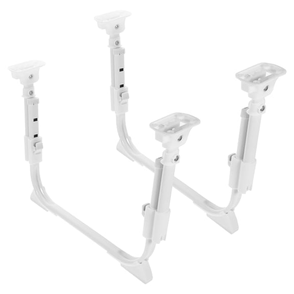 CIMAXIC 1Set Strong ABS Metal White Folding U Shaped Table Leg for Sofa Bed Desk
