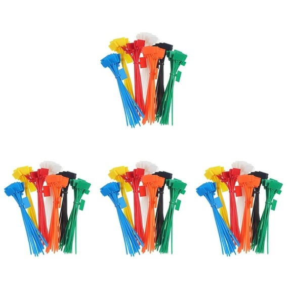 CIMAXIC Cable Ties Assorted Color Nylon for Cable Organizing Self-Locking Teeth 1000Pcs