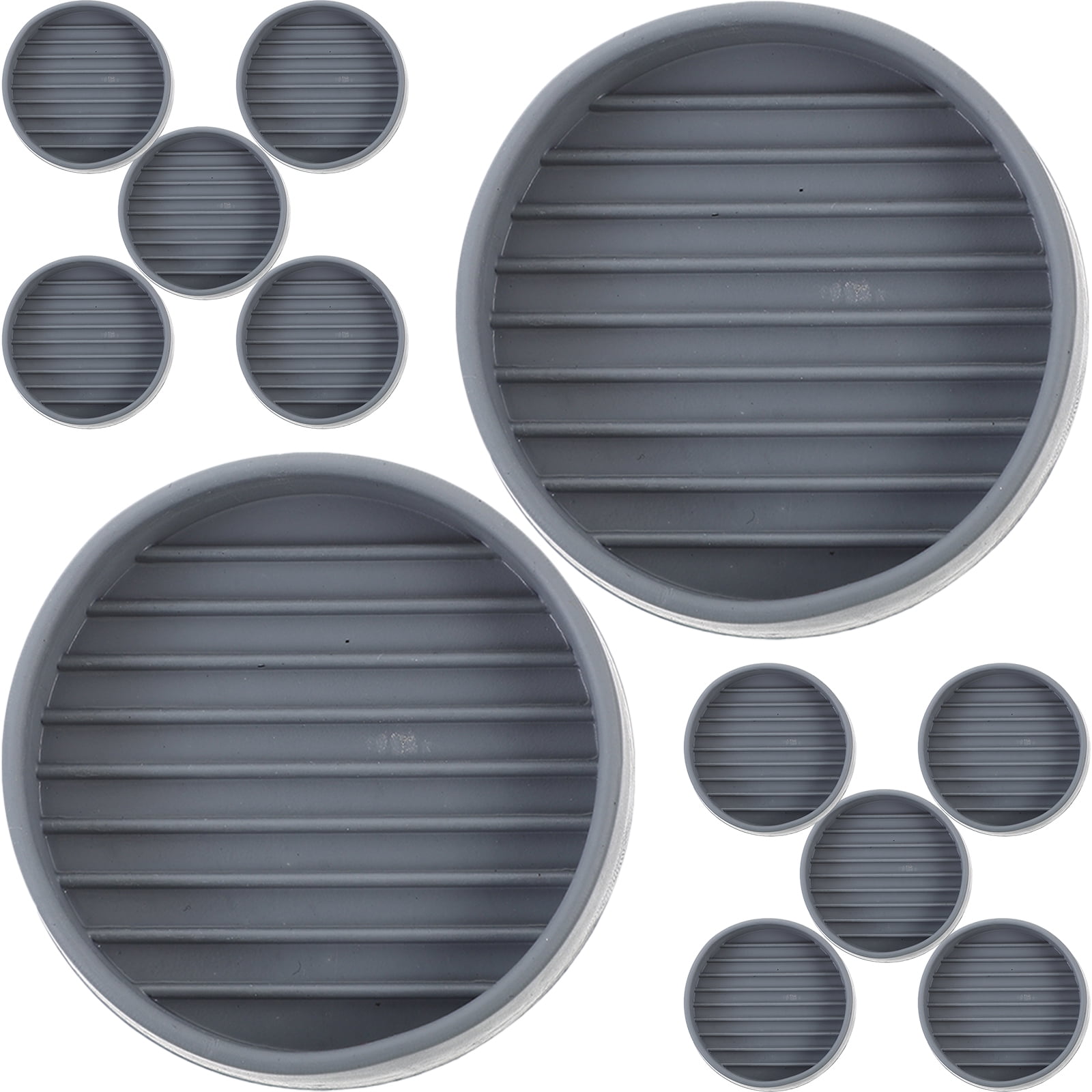 WynBing 12 pcs Furniture Wheel Caster Cups Table Leg Caster Cups Rolling Furniture Wheel