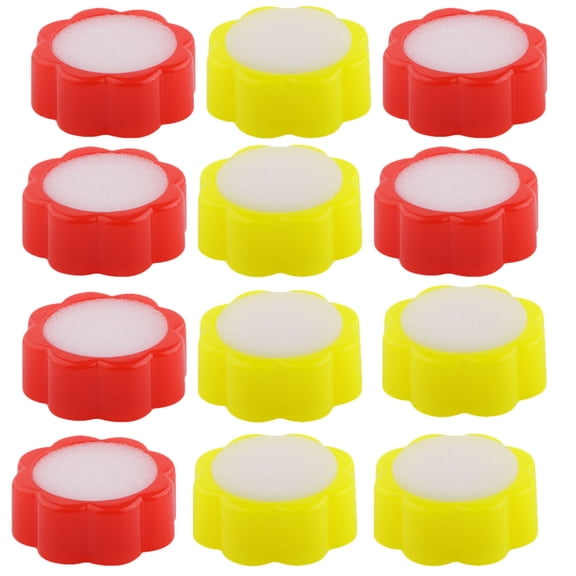 WynBing 12-Pack Finger Wet Sponges for Counting Machines, Moistening Sponge Pads for Hands and Fingers