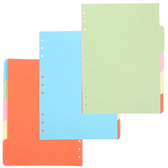 CIMAXIC Back to School Notebook Divider Quick Reference White Cardstock 15Pcs