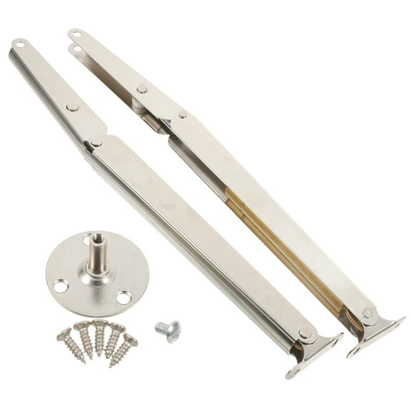 CIMAXIC 2Pcs Silver Gas Struts for Cabinet Door Adjustable Hydraulic Lift