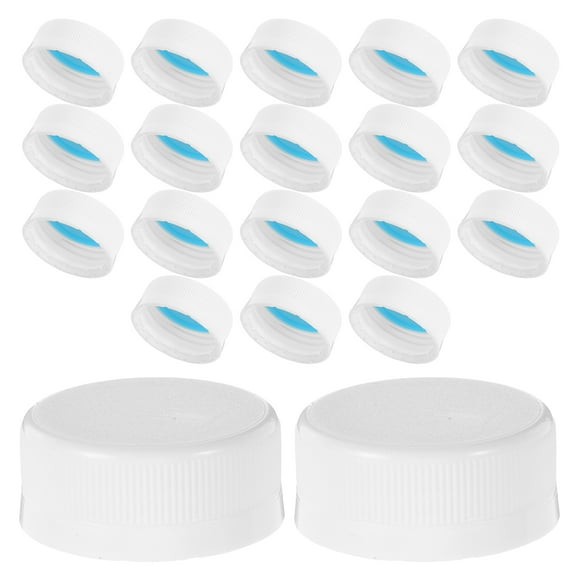 WynBing 20 Pcs Beverage Bottle Caps 4.00X4.00X2.00CM White